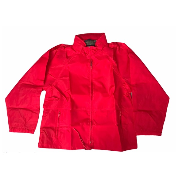 VTG Eddie Bauer Rain Coat Jacket Lightweight Hood